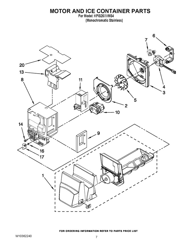 Diagram for KFIS25XVMS4