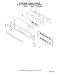 Diagram for 02 - Control Panel Parts