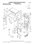 Diagram for 01 - Cabinet Liner And Door Parts