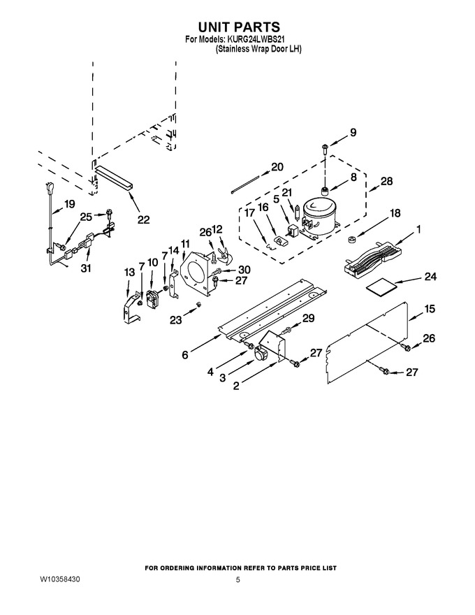 Diagram for KURG24LWBS21
