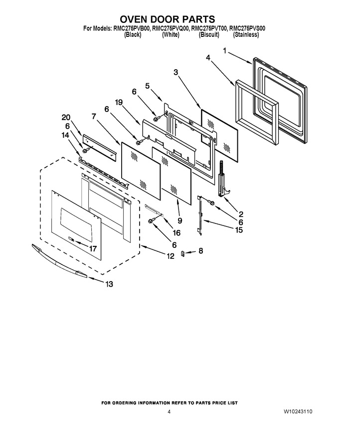 Diagram for RMC275PVT00
