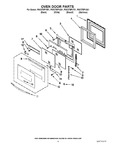 Diagram for 03 - Oven Door Parts