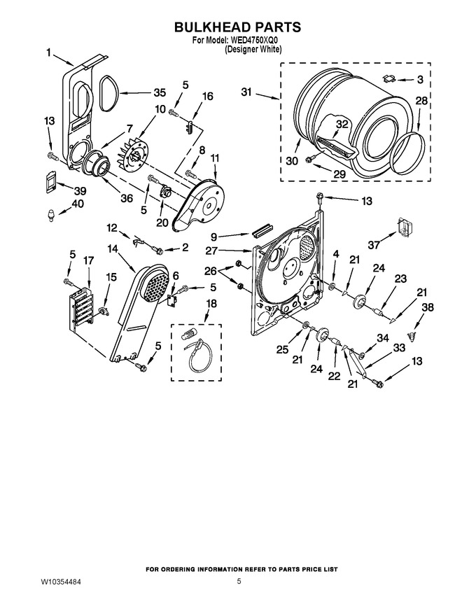 Diagram for WED4750XQ0
