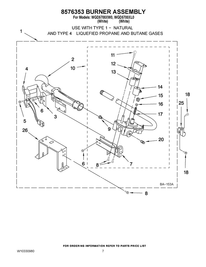 Diagram for WGD5700XW0