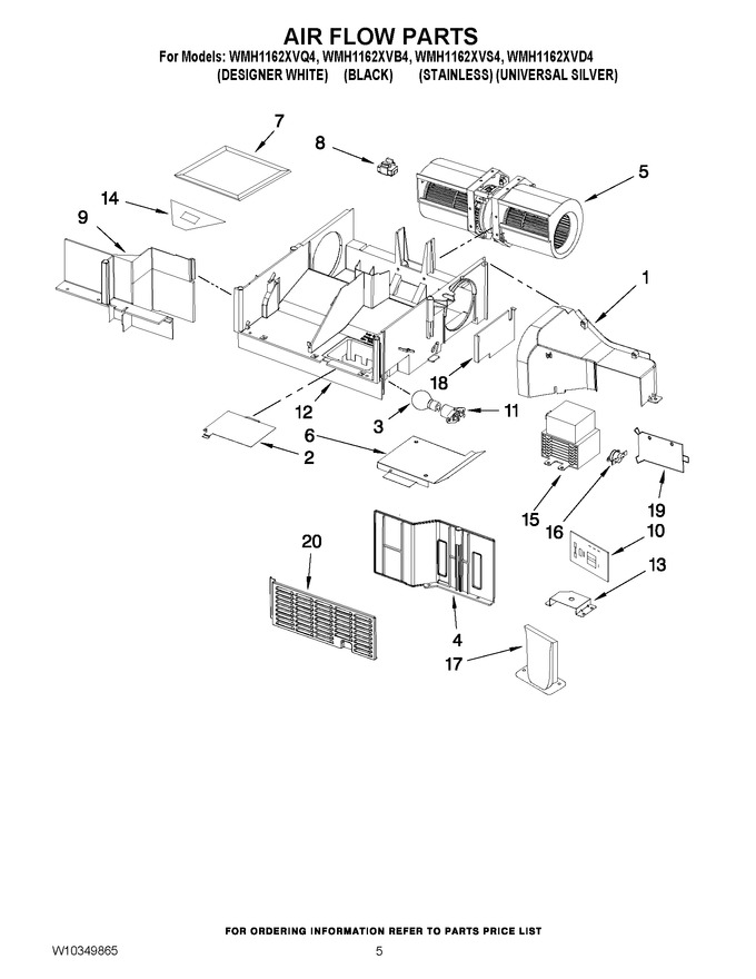 Diagram for WMH1162XVB4