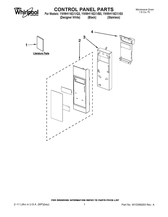 Diagram for YWMH1162XVQ3