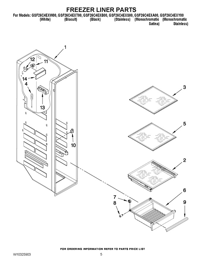 Diagram for GSF26C4EXY00