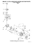 Diagram for 05 - Brake, Clutch, Gearcase, Motor And Pump Parts