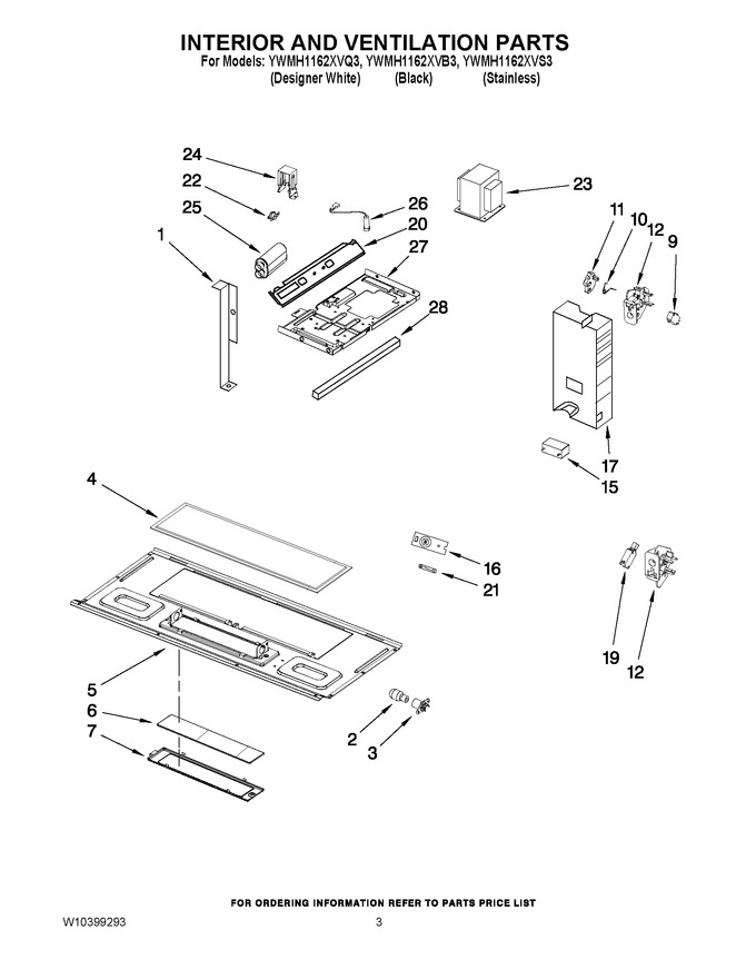 Diagram for YWMH1162XVS3