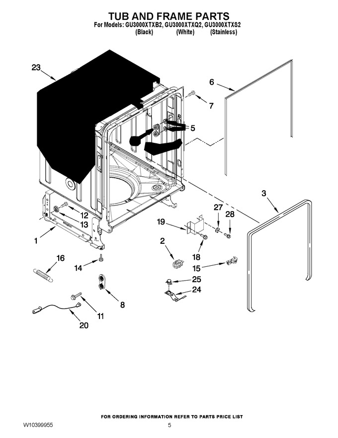 Diagram for GU3000XTXS2