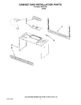 Diagram for 06 - Cabinet And Installation Parts