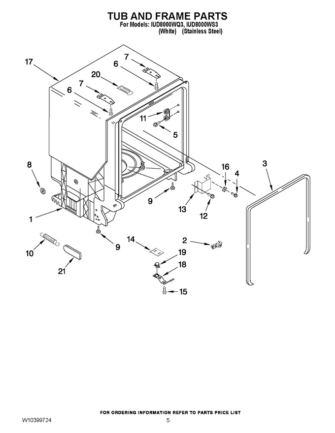Diagram for IUD8000WS3