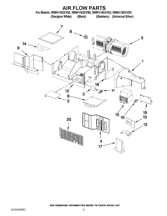 Diagram for WMH1162XVS3