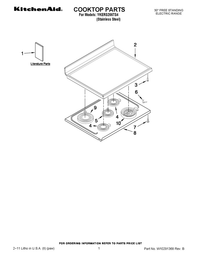 Diagram for YKERS205TS4