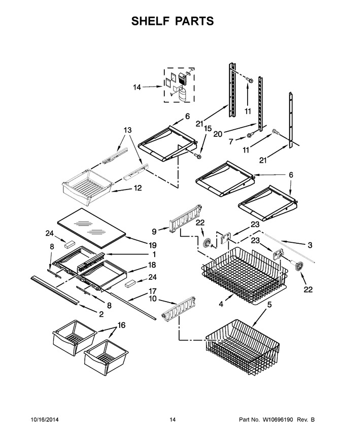 Diagram for WRB329RFBM00
