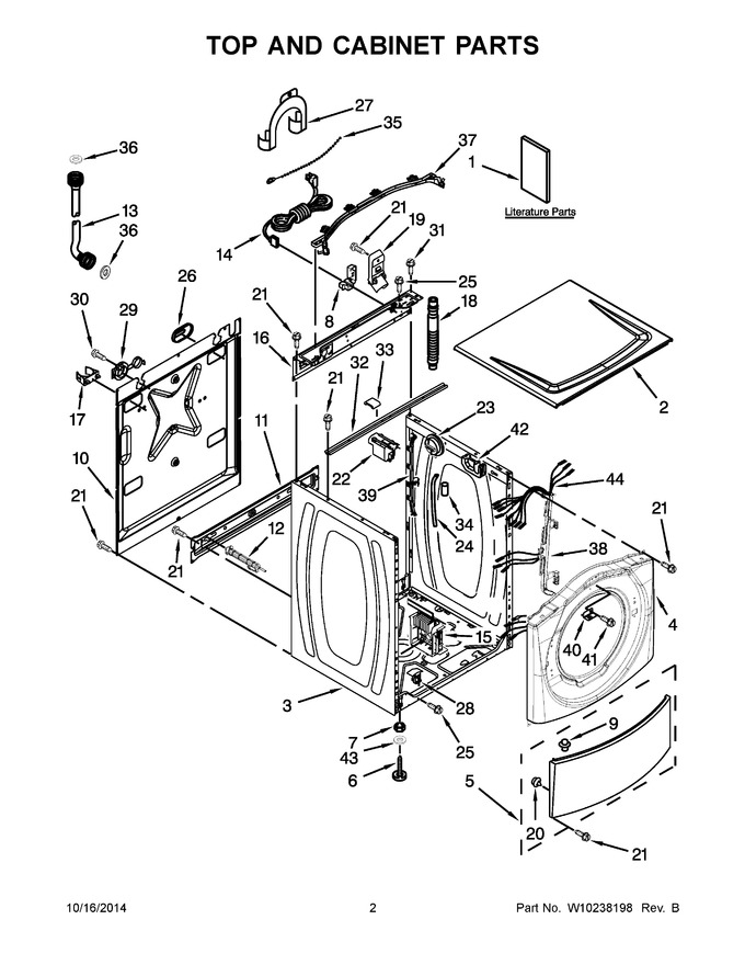 Diagram for WFW8300SW05