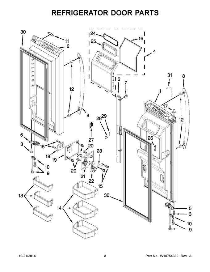 Diagram for WRF736SDAW13