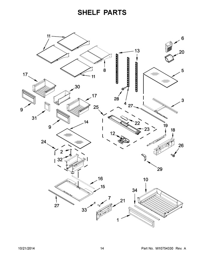 Diagram for WRF736SDAM13