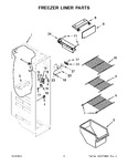 Diagram for 05 - Freezer Liner Parts