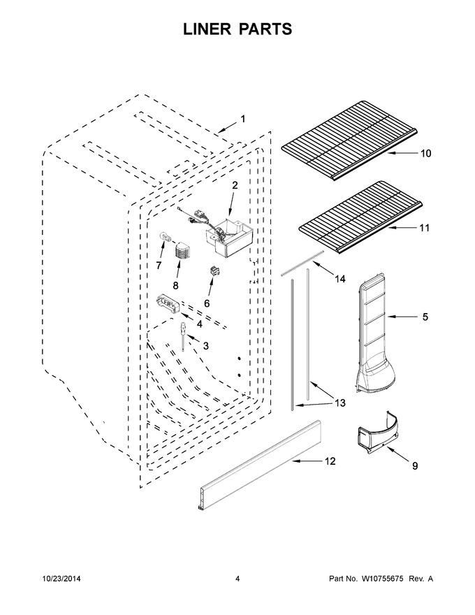 Diagram for WZF34X18DW00