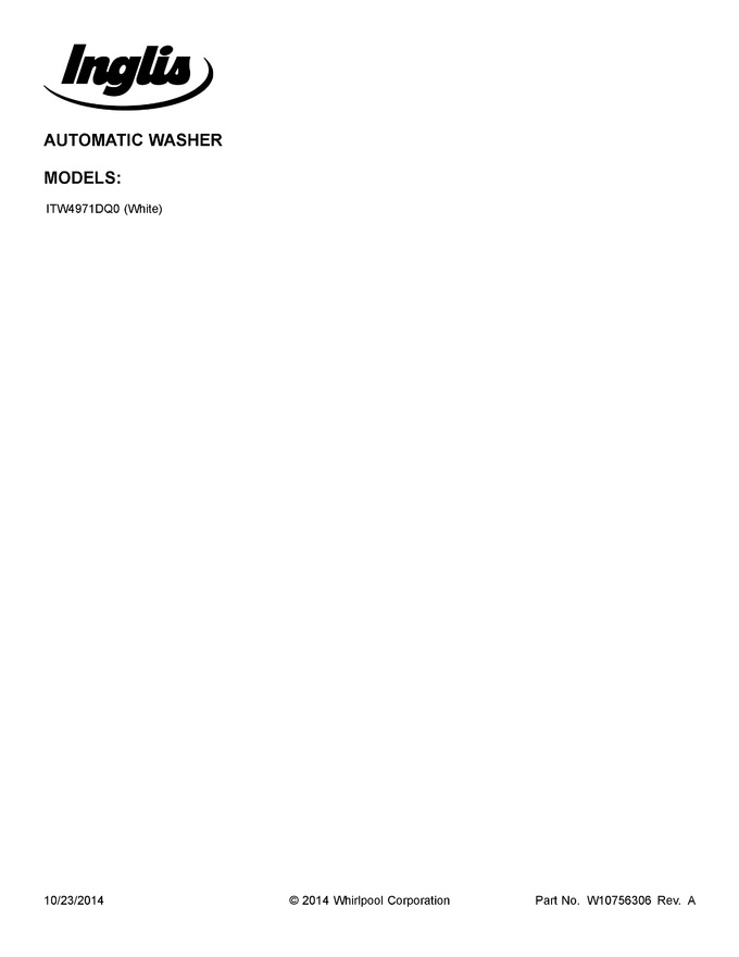 Diagram for ITW4971DQ0