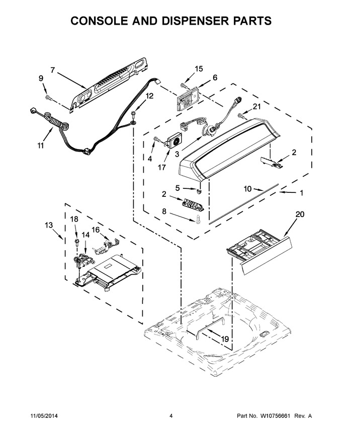 Diagram for WTW7040DW0