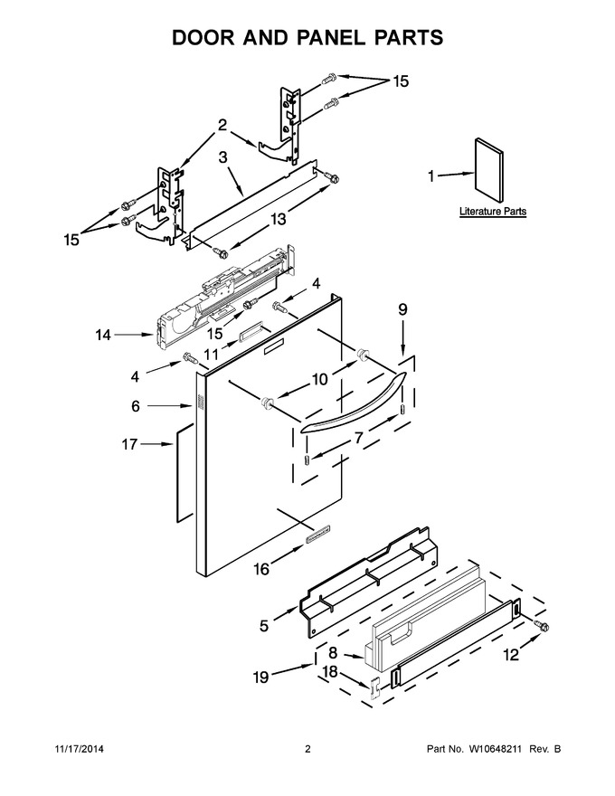 Diagram for KDTE704DSS0