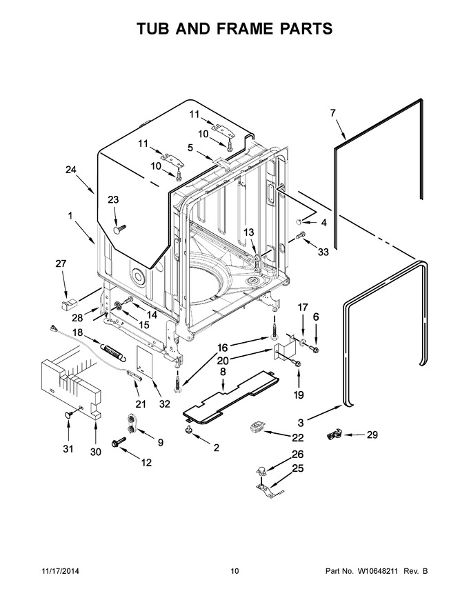Diagram for KDTE704DSS0