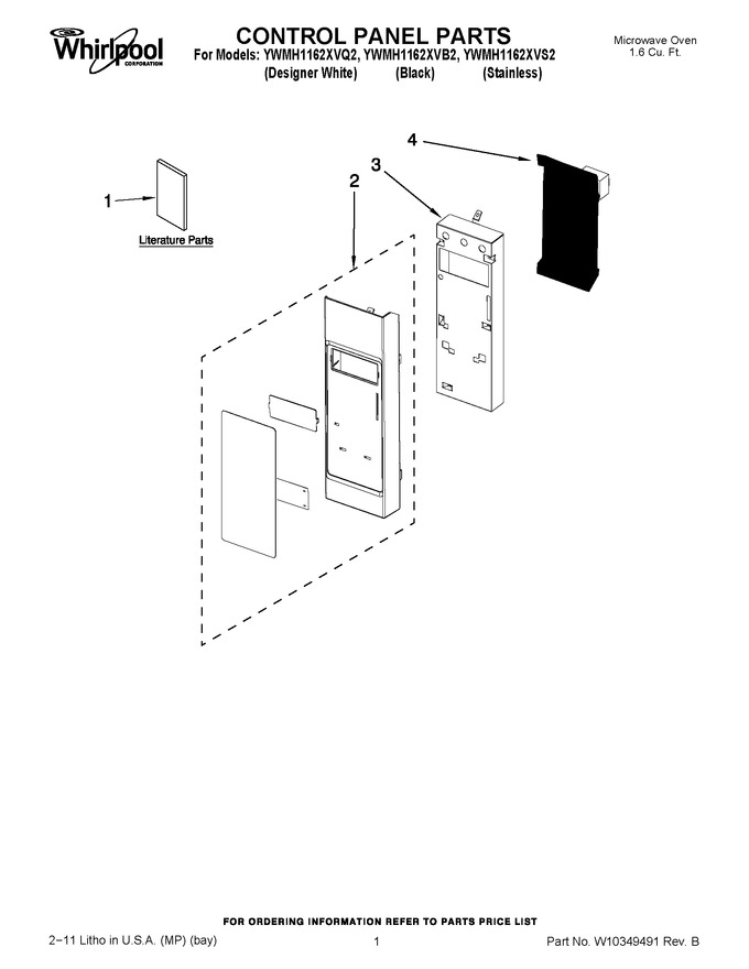 Diagram for YWMH1162XVS2