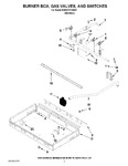 Diagram for 02 - Burner Box, Gas Valves, And Switches