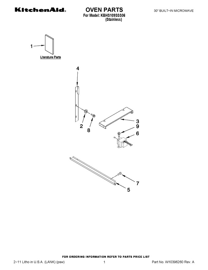 Diagram for KBHS109SSS06
