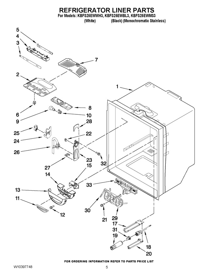 Diagram for KBFS25EWMS3