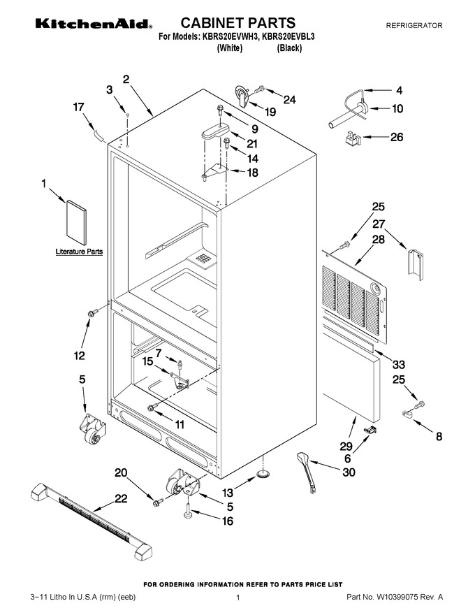 Diagram for KBRS20EVWH3