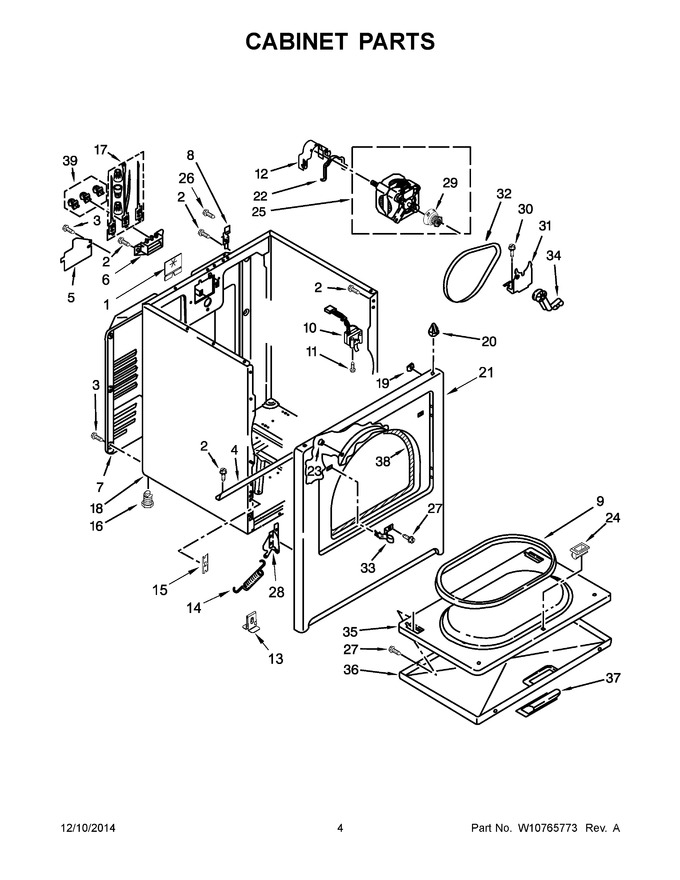 Diagram for WED4915EW0