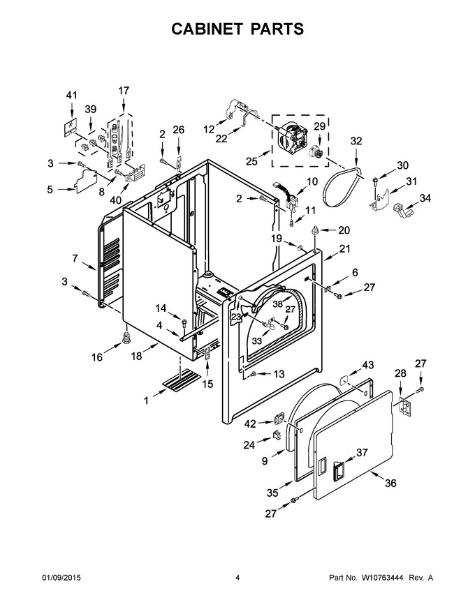 Diagram for WED4810EW0