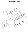 Diagram for 03 - Control Panel Parts