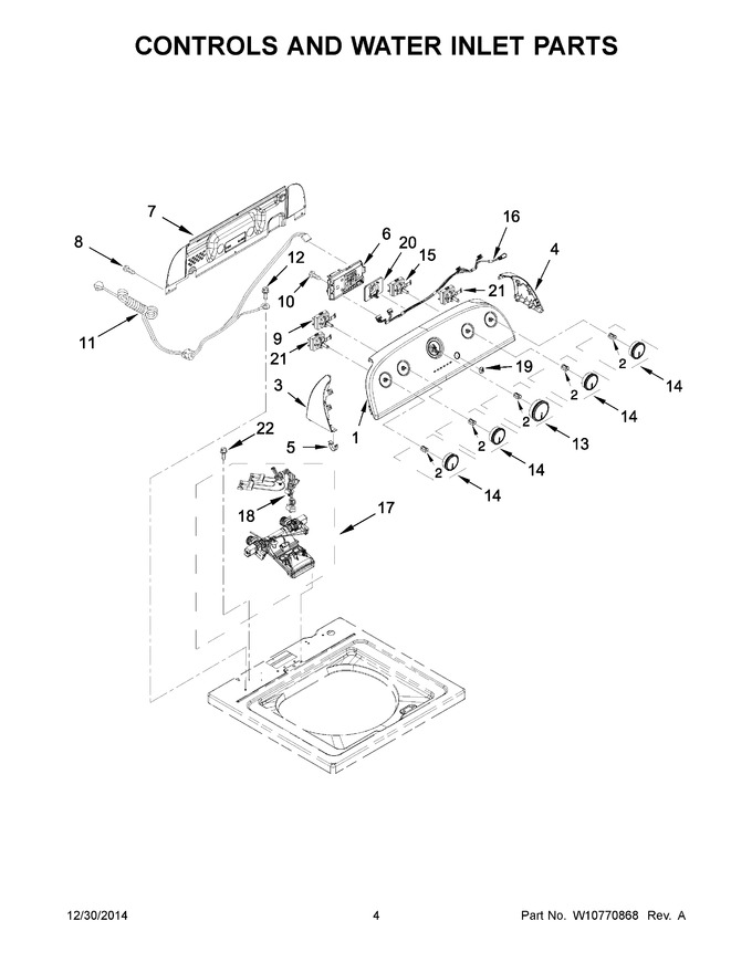 Diagram for WTW4810EW0