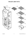 Diagram for 05 - Freezer Liner Parts
