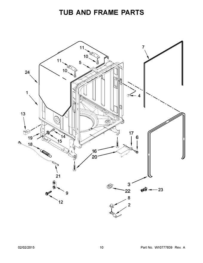 Diagram for KDTE334DSS1