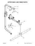 Diagram for 08 - Upper Wash And Rinse Parts