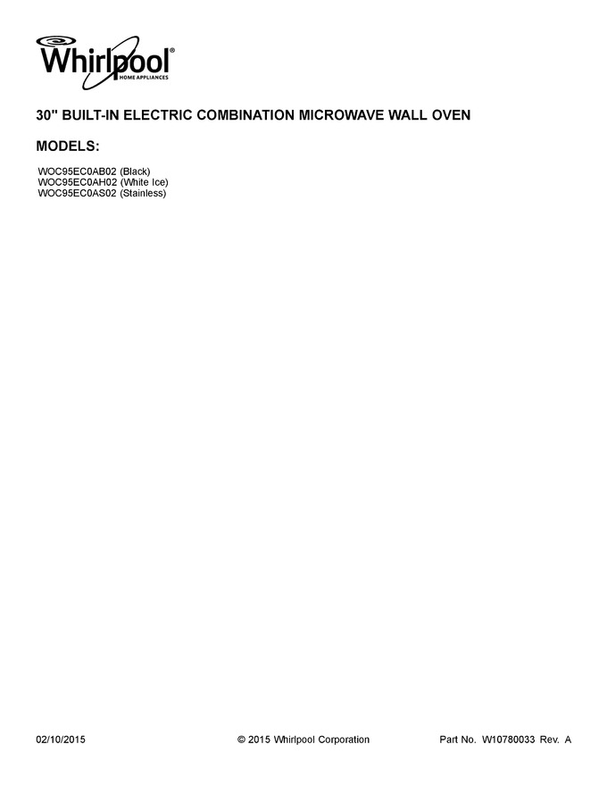 Diagram for WOC95EC0AH02