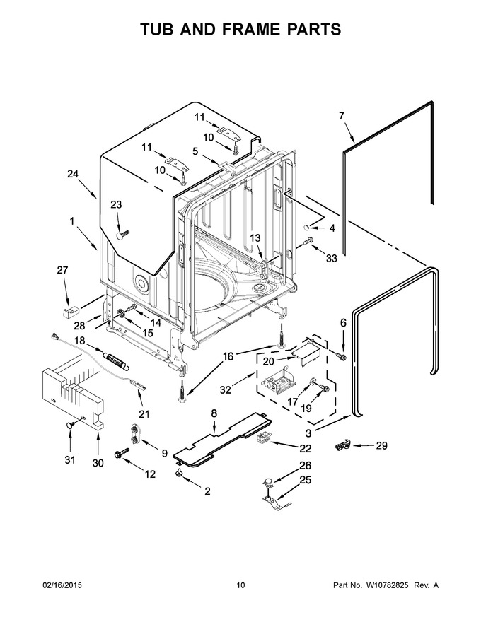 Diagram for KDTE704DSS1