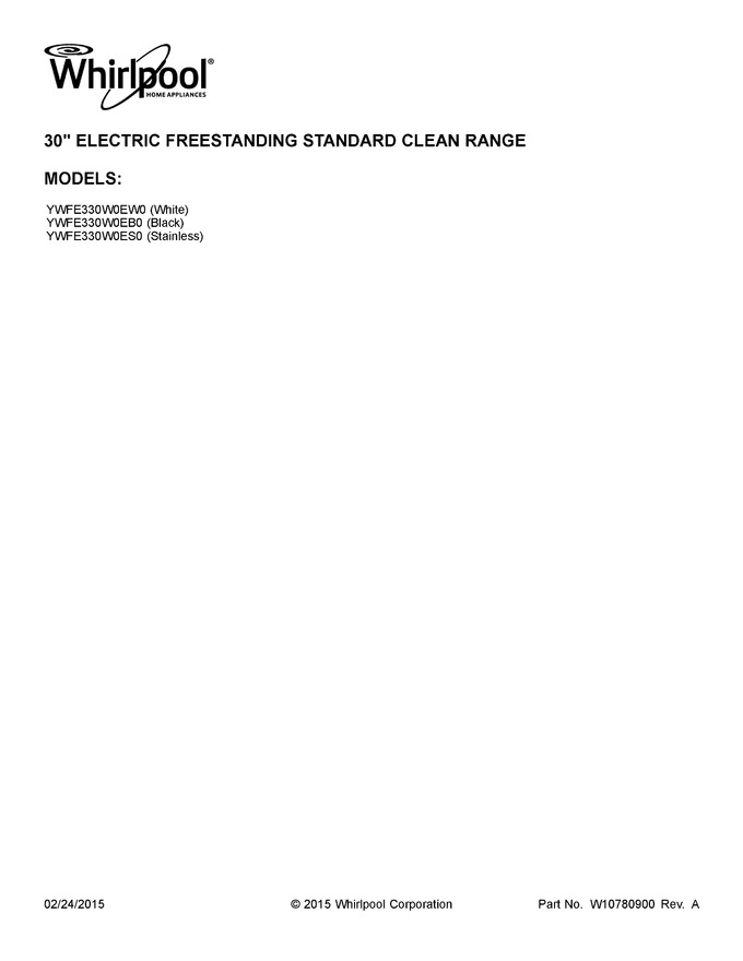 Diagram for YWFE330W0EB0