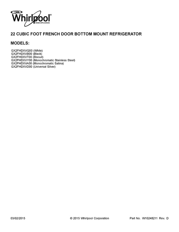 Diagram for GX2FHDXVA00