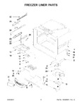 Diagram for 04 - Freezer Liner Parts