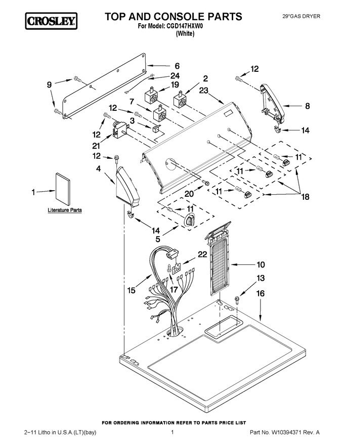 Diagram for CGD147HXW0