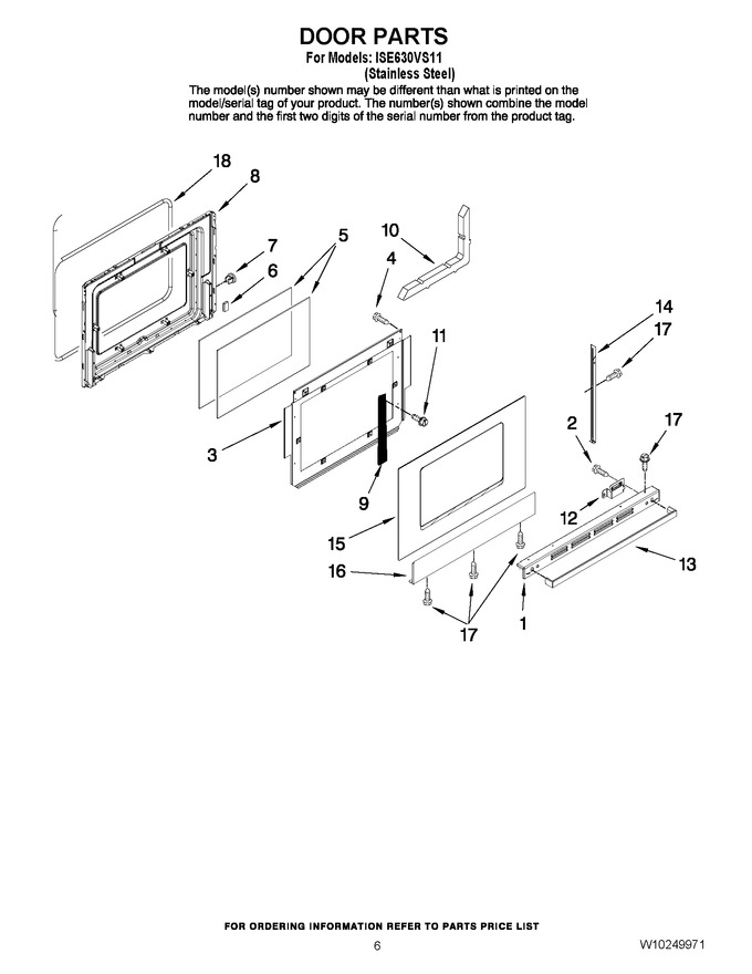 Diagram for ISE630VS11