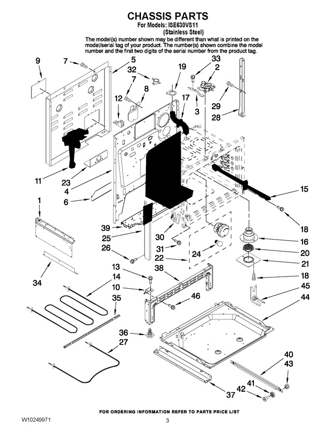 Diagram for ISE630VS11