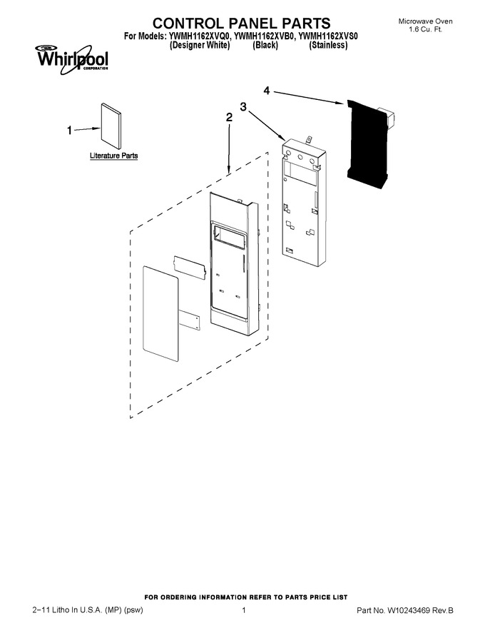 Diagram for YWMH1162XVQ0