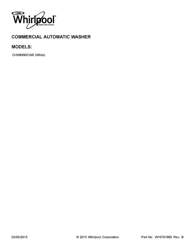 Diagram for CHW8990CW0